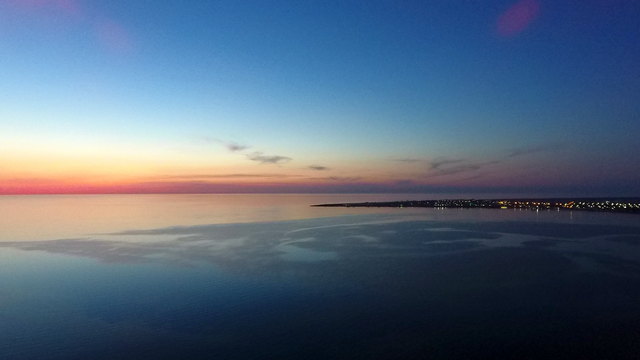 Кайт спот Межводное фото с коптера
